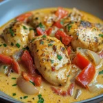 Paprika-Sahne-Hähnchen