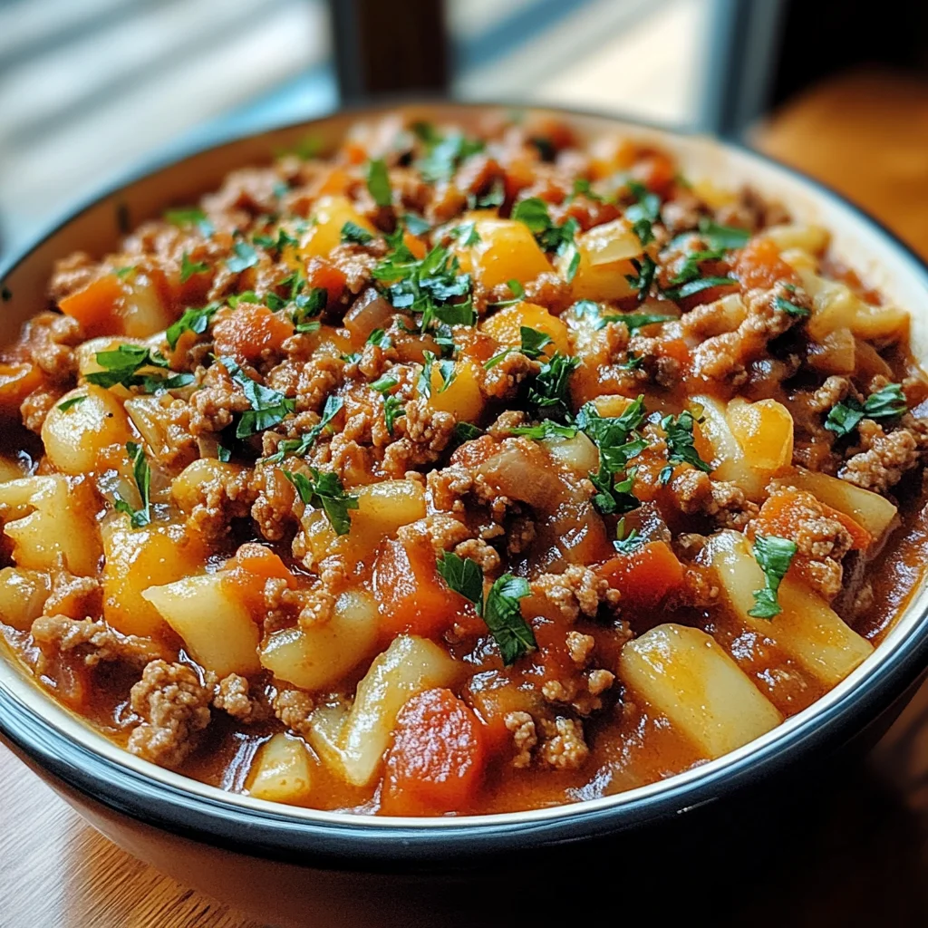 Russischer Hackfleischtopf