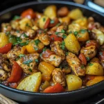 Schaschlik-Topf aus dem Ofen