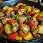 Schaschlik-Topf aus dem Ofen