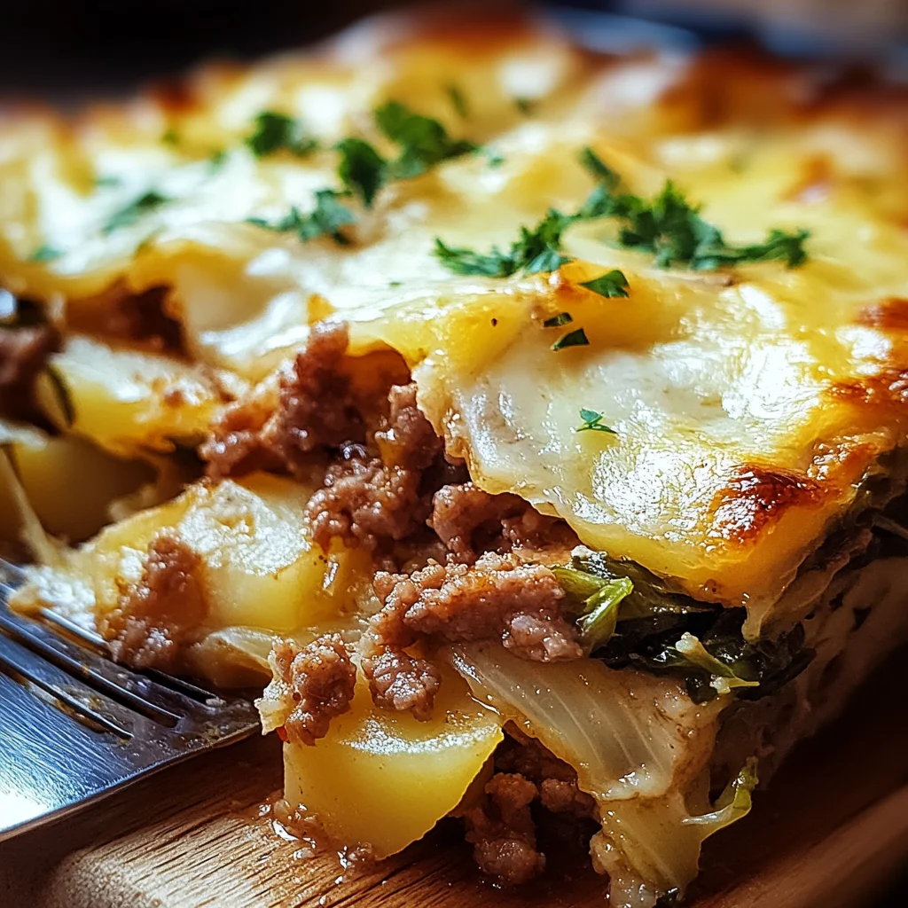 Spitzkohl-Hackfleisch-Auflauf