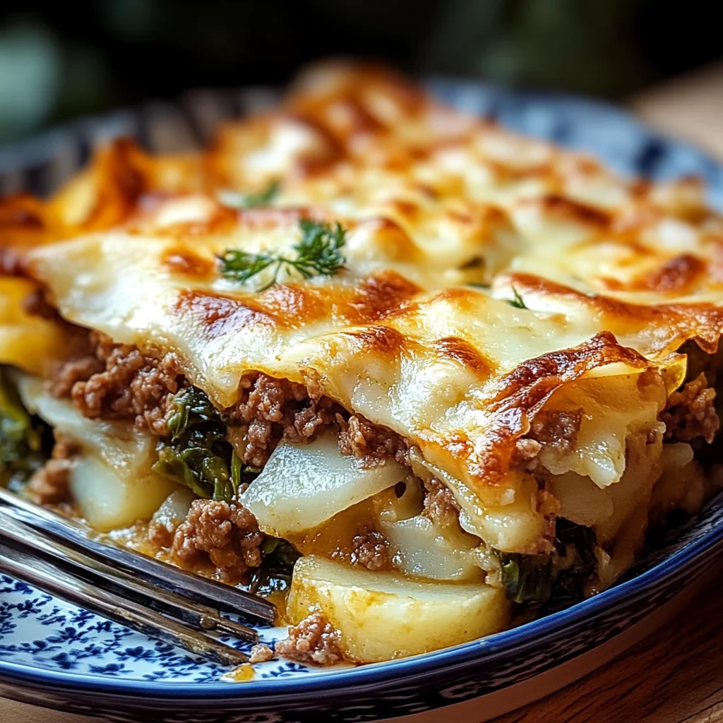 Spitzkohl-Hackfleisch-Auflauf