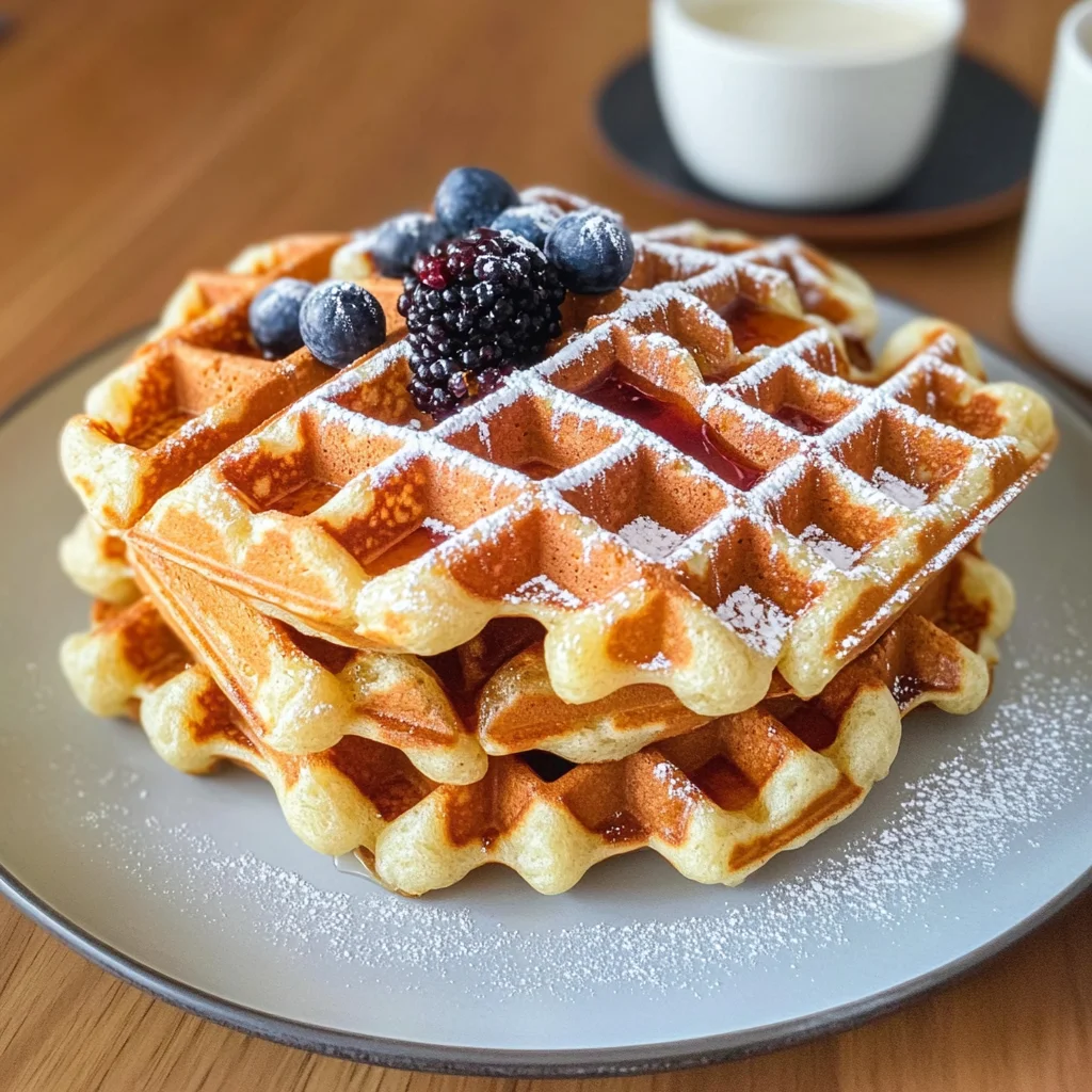Fluffige Waffeln nach Omas Rezept