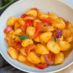 Gnocchi Rezept mit Paprika-Frischkäse-Soße