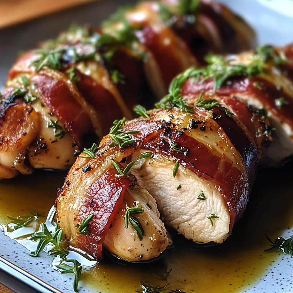 Hähnchenbrust im Speckmantel