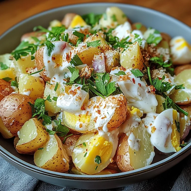 Knuspriger Kartoffelsalat