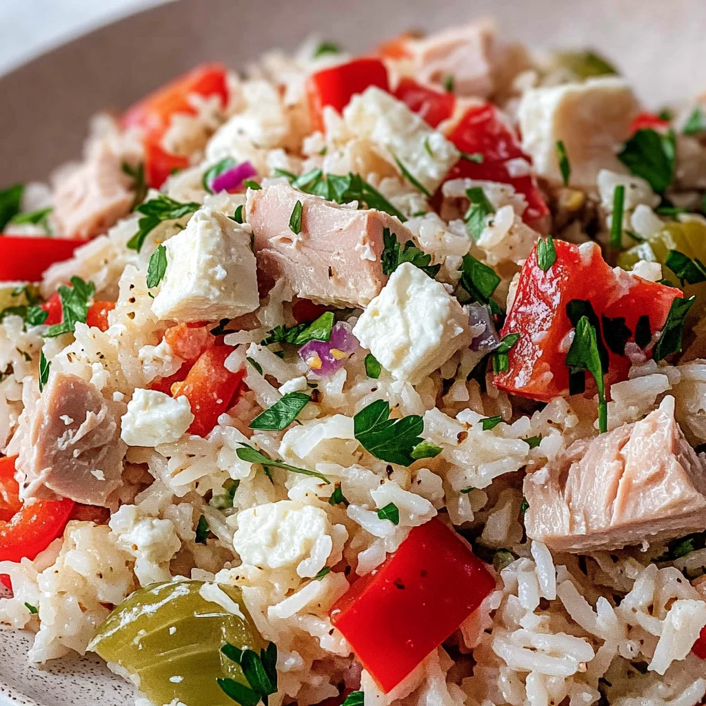 Schneller Reissalat mit Thunfisch & Paprika