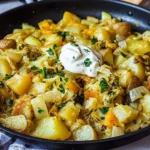 Spitzkohlpfanne mit Kartoffeln - vegetarisch & schnell