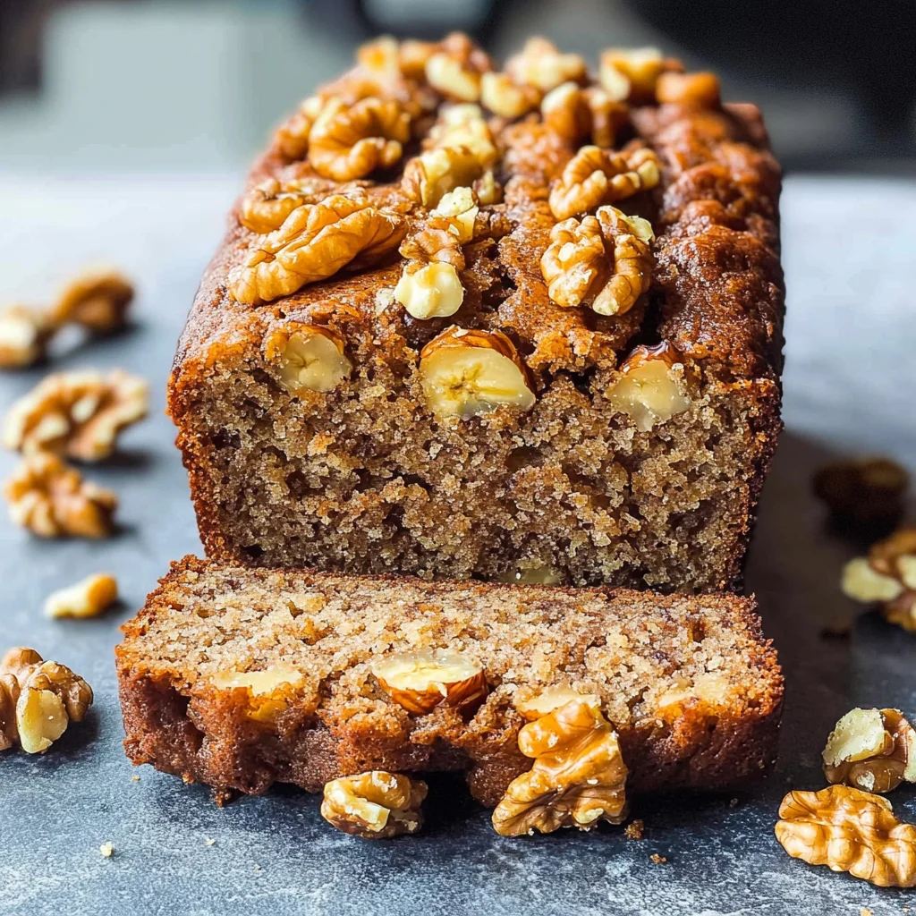 Bananenbrot mit Walnüssen