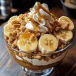 Biscoff-Bananenpudding mit Karamell