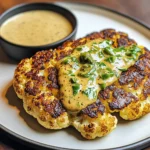 Blumenkohlsteak mit Pfefferrahmsauce