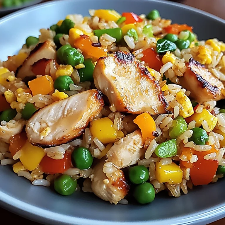 Bratreis mit Hähnchen