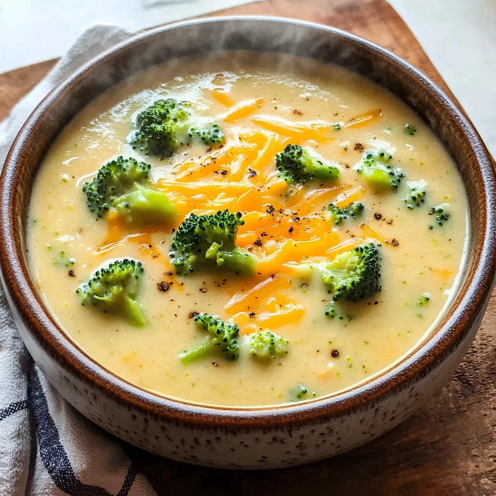 Brokkoli-Cheddar-Suppe