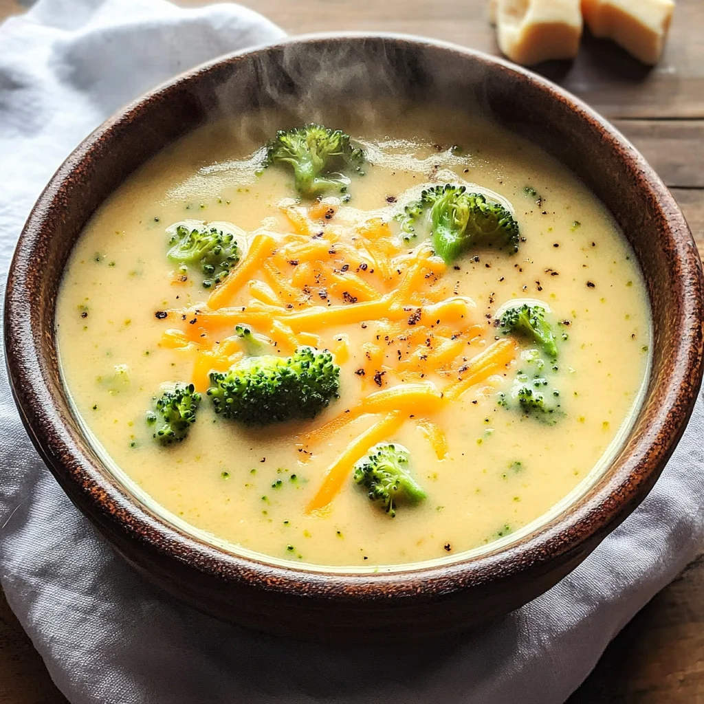 Brokkoli-Cheddar-Suppe