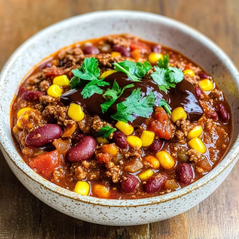 Chili con Carne mit Schokolade