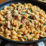 Cremige One Pot Pasta mit Thunfisch