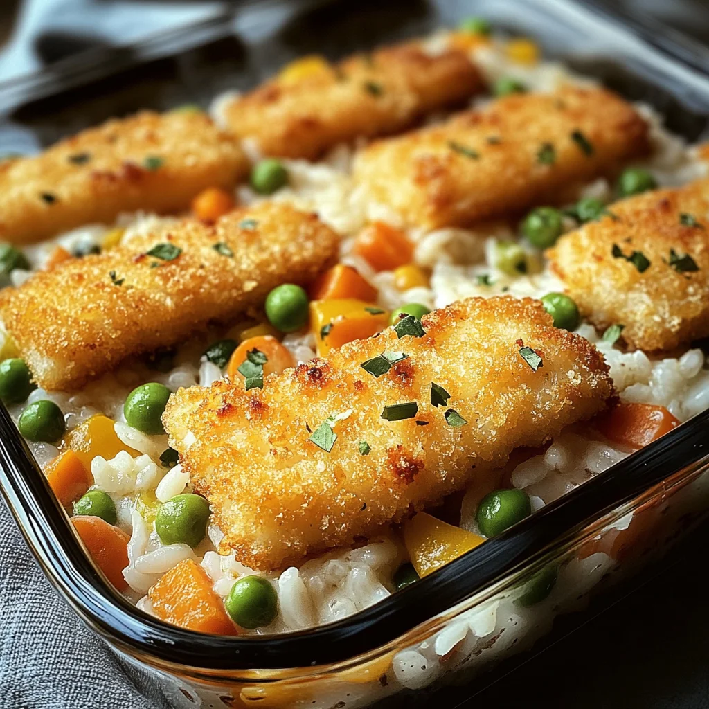 Fischstäbchen-Auflauf