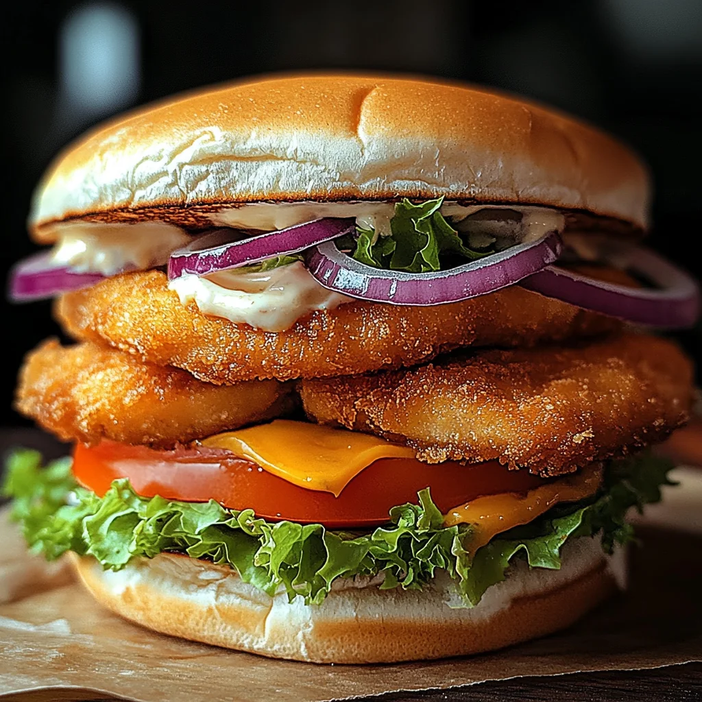 Fischstäbchen-Burger