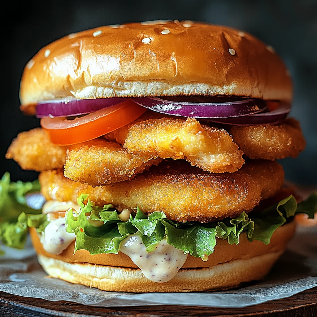 Fischstäbchen-Burger