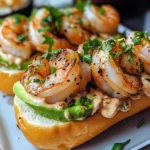 Gegrillte Shrimp-Rollen auf Brioche-Brötchen