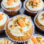 Karotten Muffins - saftig mit Nuss und Öl