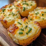 Kartoffel-Cheddar-Schnittlauch-Bakes