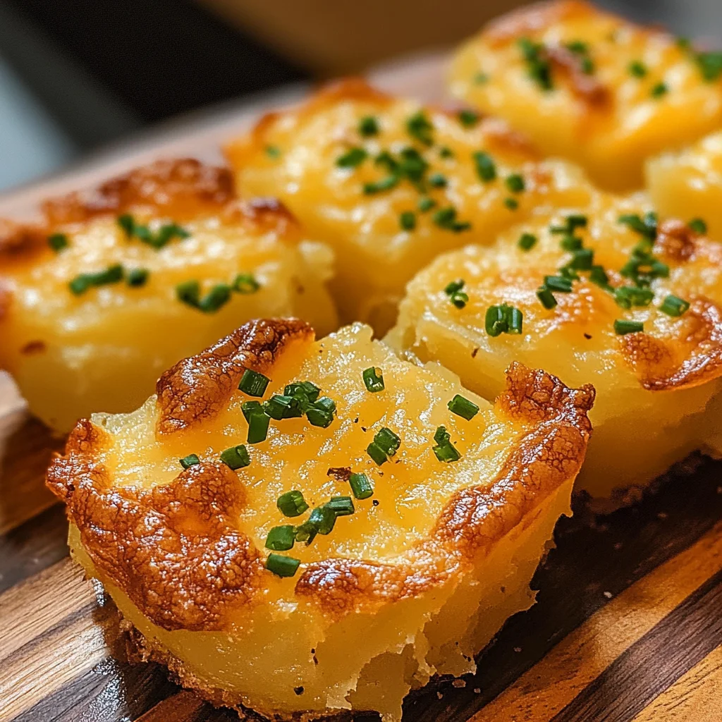 Kartoffel-Cheddar-Schnittlauch-Bakes