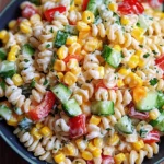 Kinder Nudelsalat mit Frischkäse