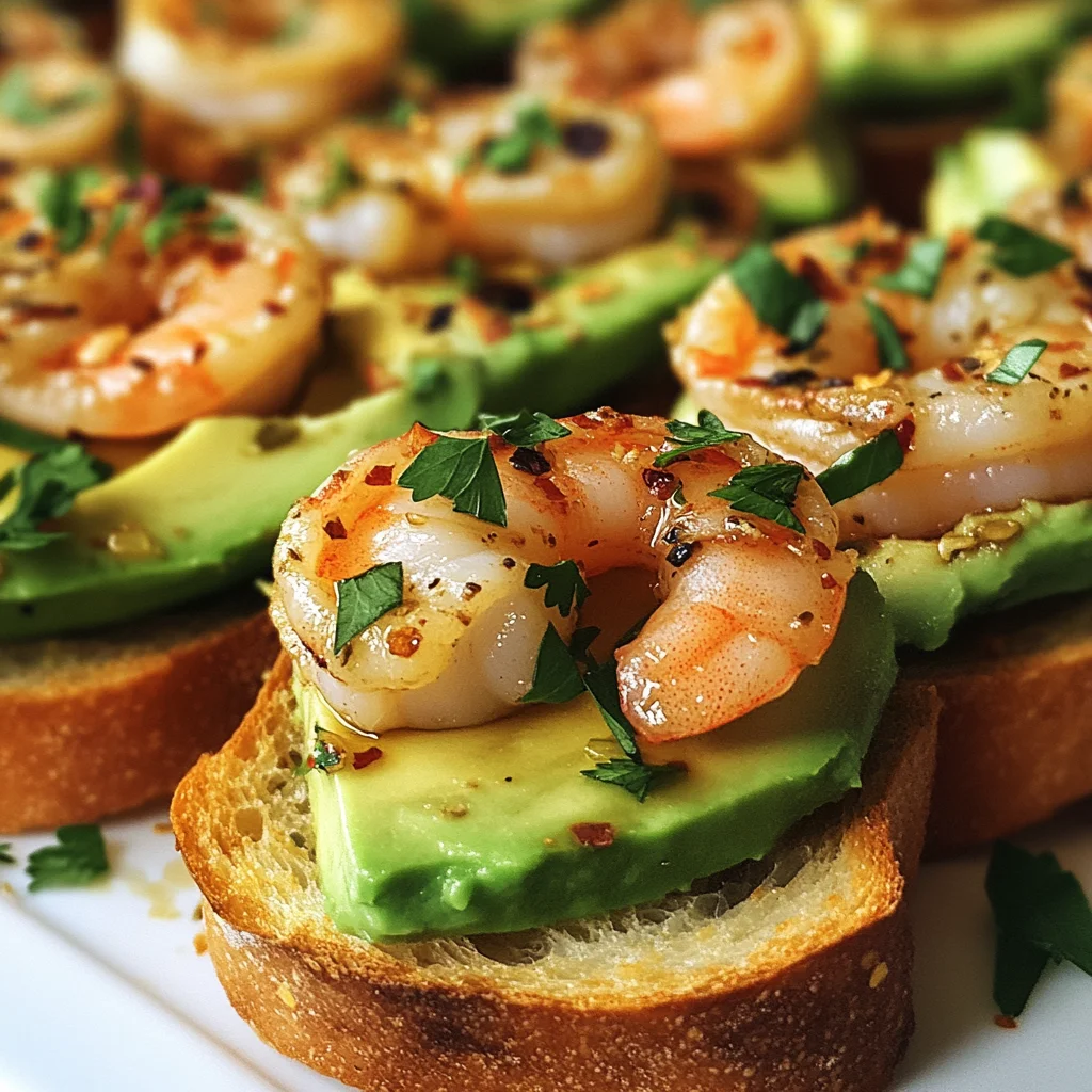 Knoblauch-Garnelen-Crostini