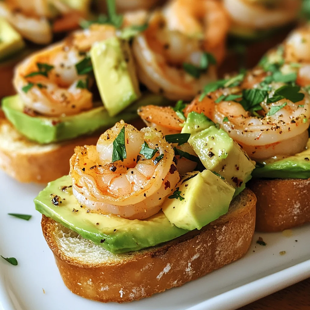 Knoblauch-Garnelen-Crostini