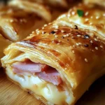 Knusprige Blätterteig-Schinken-Käse