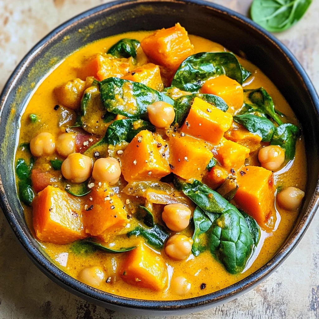 Kürbis-Kichererbsen-Curry
