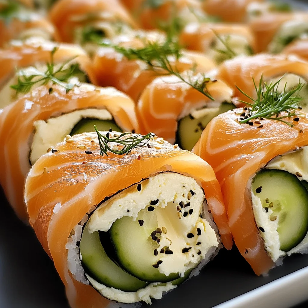 Lachs-Frischkäse-Röllchen