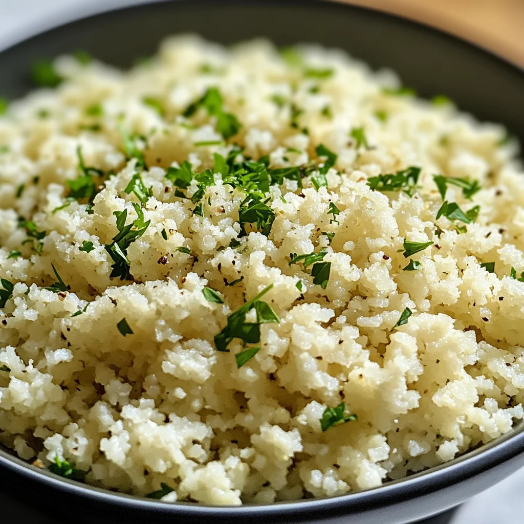 Low Carb Blumenkohlreis