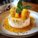 Maracuja-Dessert mit Buttermilch-Creme und Honig