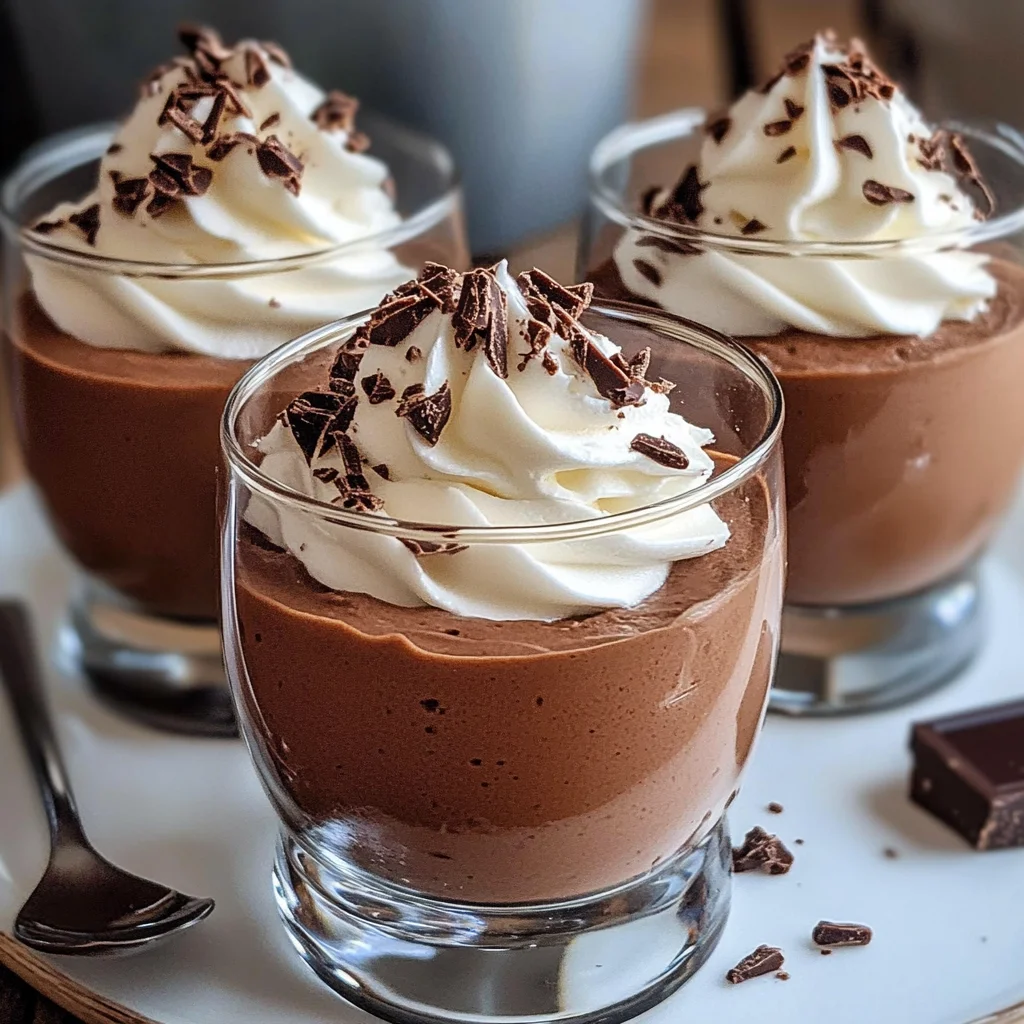 Mousse au Chocolat ohne Ei