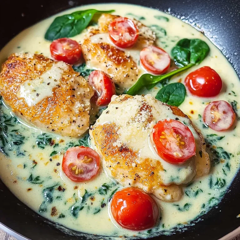 Parmesan-Hähnchen mit Spinat