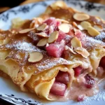 Rhabarber-Crêpes-Auflauf