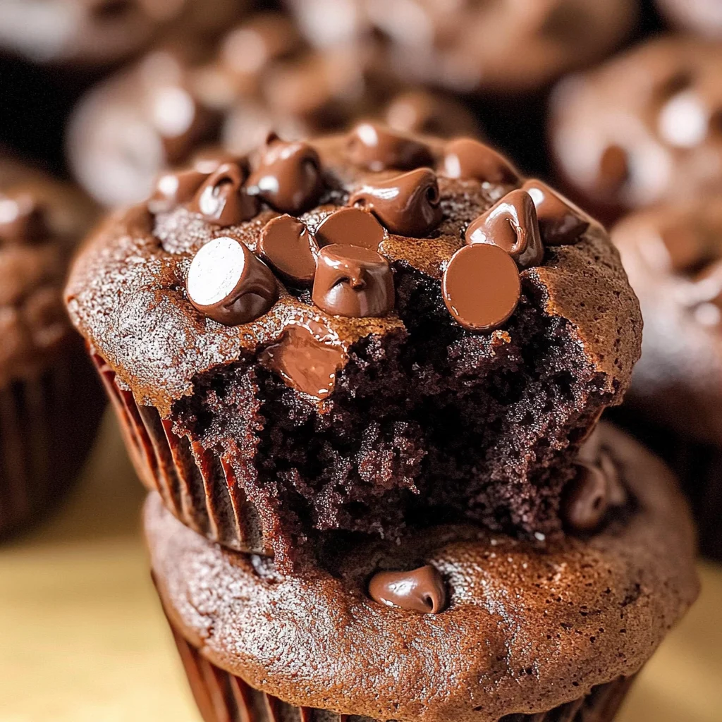 Saftige Schokomuffins mit Öl