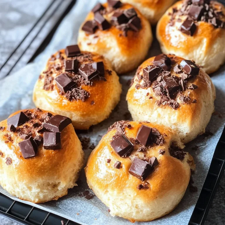 Schokobrötchen ohne Hefe selber machen