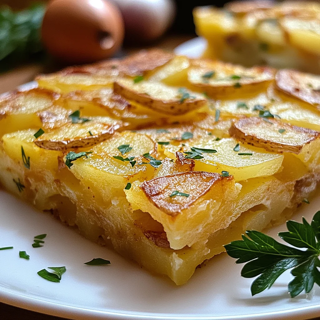 Spanische Tortilla als Fingerfood