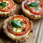 Tomaten-Mozzarella Tartelettes: Eine unglaubliche Oster-Leckerei
