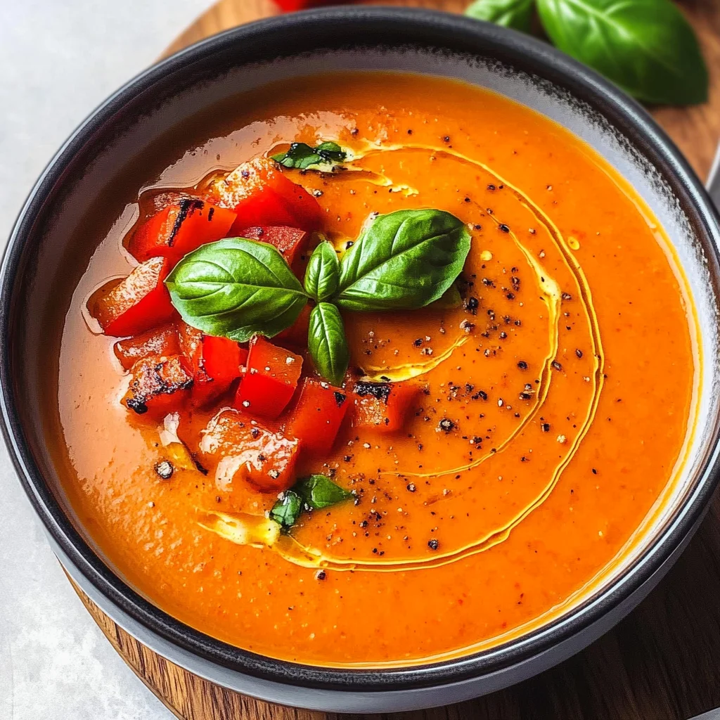 Tomaten-Paprika-Suppe