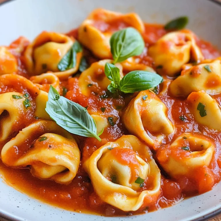 Tortellini mit Tomatensoße