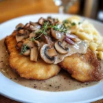 Traditionelles Deutsches Jägerschnitzel