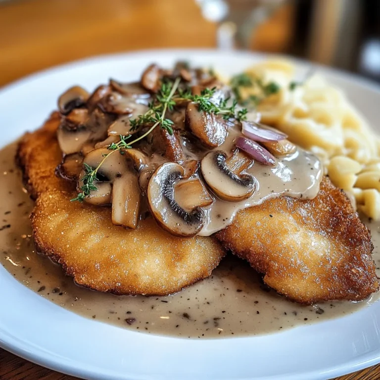 Traditionelles Deutsches Jägerschnitzel