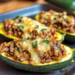 Zucchini gefüllt mit Hackfleisch Rezept