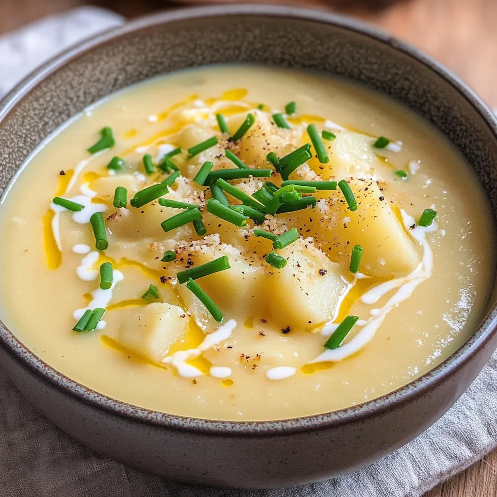 Blumenkohlsuppe - mit Kartoffeln, wie von Oma