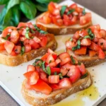 Bruschetta mit Tomaten - klassisch italienisch