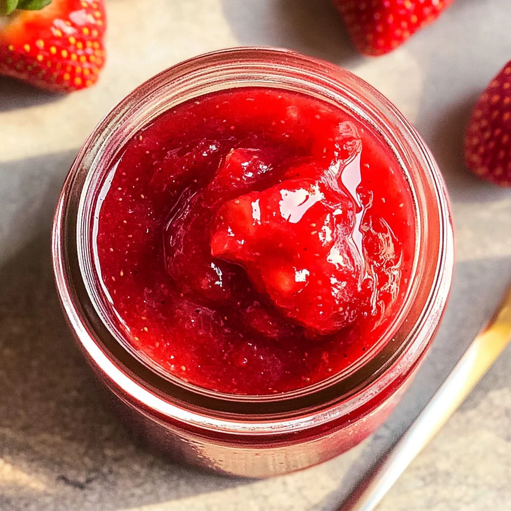 Erdbeermarmelade - so einfach & fruchtig